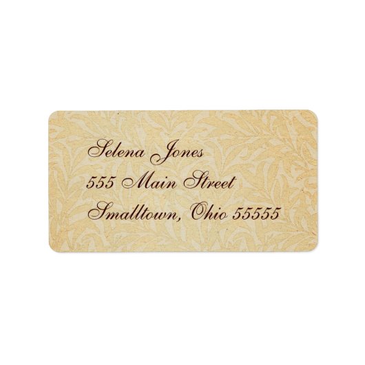  Tulp Morris schilderij Collectie Etiket (Voorkant)