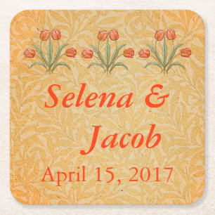 Tulp Morris schilderij Collectie Kartonnen Onderzetters