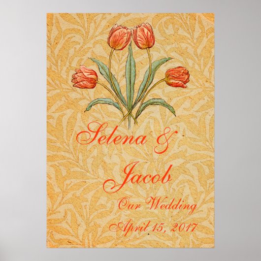  Tulp Morris schilderij Collectie Poster (Voorkant)