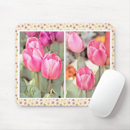 Tulp [Muis pad] Muismat (Met muis)