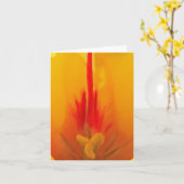 Tulp Notecard Kaart (Gele Bloem)
