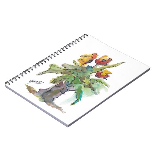 Tulp-Notitieboek van Guan Notitieboek (Linkerzijde)