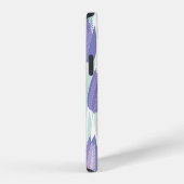 Tulp ontwerp: bleke paarse bloem. iPhone hoesje (Rechterkant)