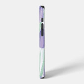 Tulp ontwerp: bleke paarse bloem. iPhone hoesje (Linkerkant)