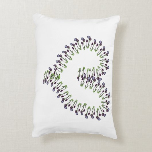 Tulp Open Heart Design Accent Kussen (Achterkant (Verticaal))