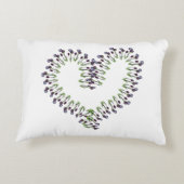 Tulp Open Heart Design Accent Kussen (Achterkant)