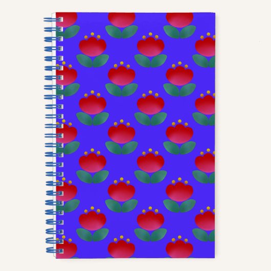 Tulp Paars Notitieboek (Voorkant)