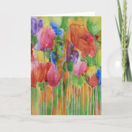 Tulp Palooza Blank Kaart