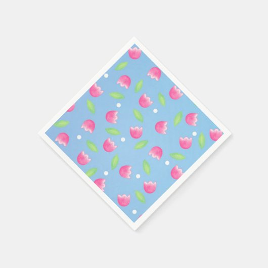 Tulp - Papier-luiers Servetten (Hoek)