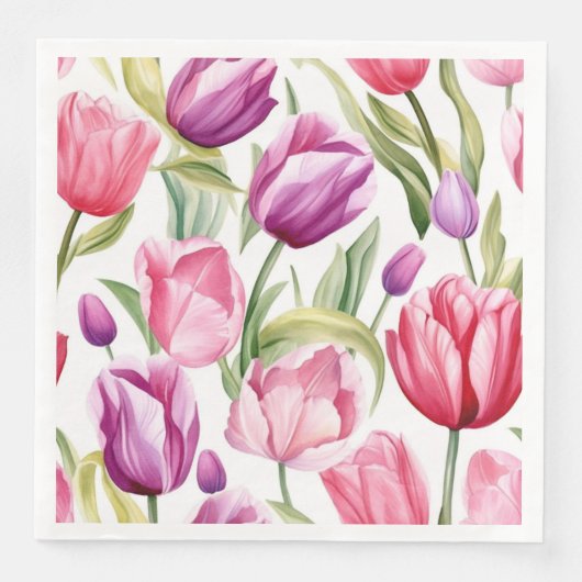 Tulp Papieren Servetten (Voorkant)