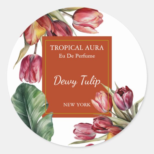 Tulp Parfum Label (Voorkant)