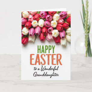 Tulp Pasen Kleindochter Kunstkaart Kaart