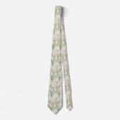 Tulp Patroon - Elegant Bloemendesign Stropdas (Voorkant)