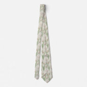 Tulp Patroon - Elegant Bloemendesign Stropdas (Achterkant)