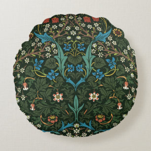 Tulp patroon van William Morris (1834-1896). Rond Kussen