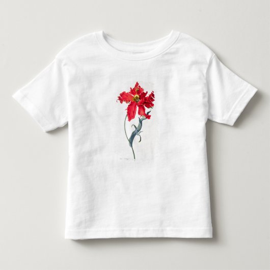 Tulp: Perroquet Rouge Kinder Shirts (Voorkant)