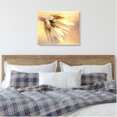 Tulp Poplar Empty Seed Pod Canvas Afdruk (Insitu (Slaapkamer))