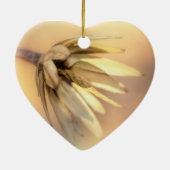 Tulp Poplar Empty Seed Pod Keramisch Ornament (Achterkant)