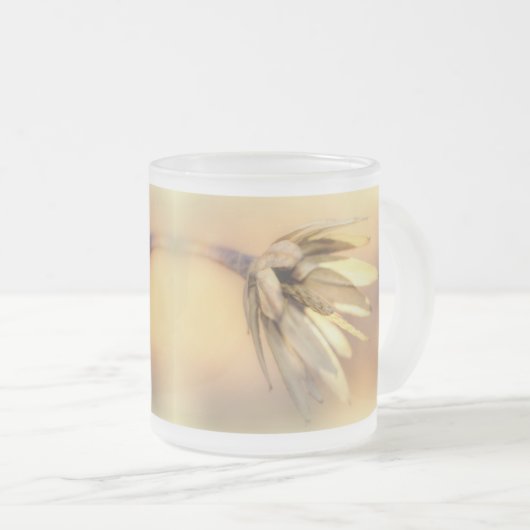 Tulp Poplar Empty Seed Pod Matglas Koffiemok (Voorkant rechts)