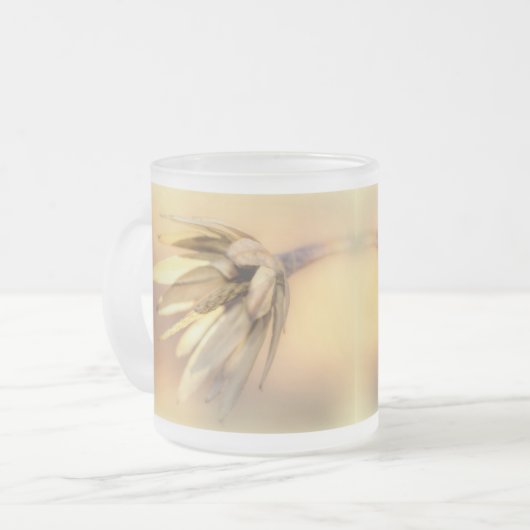 Tulp Poplar Empty Seed Pod Matglas Koffiemok (Voorkant links)