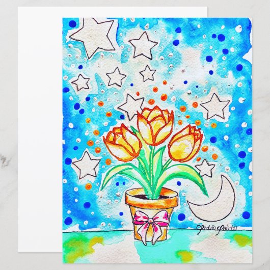 Tulp Poster (Voorkant / Achterkant)