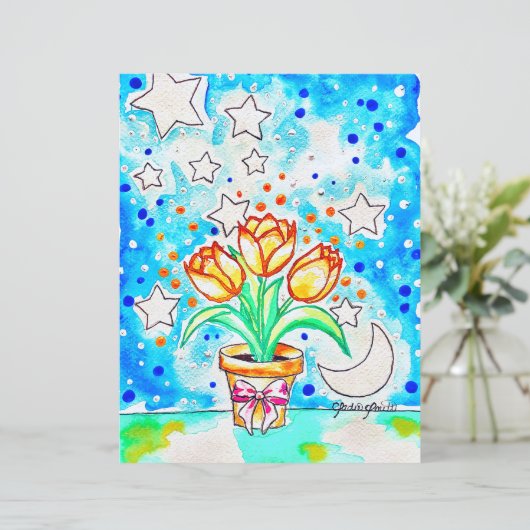 Tulp Poster (Staand voorkant)