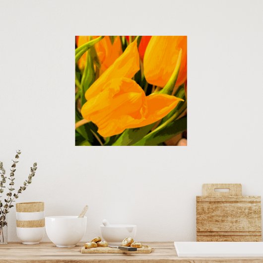Tulp Poster (Keuken)