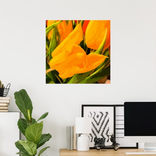 Tulp Poster (Thuiskantoor)