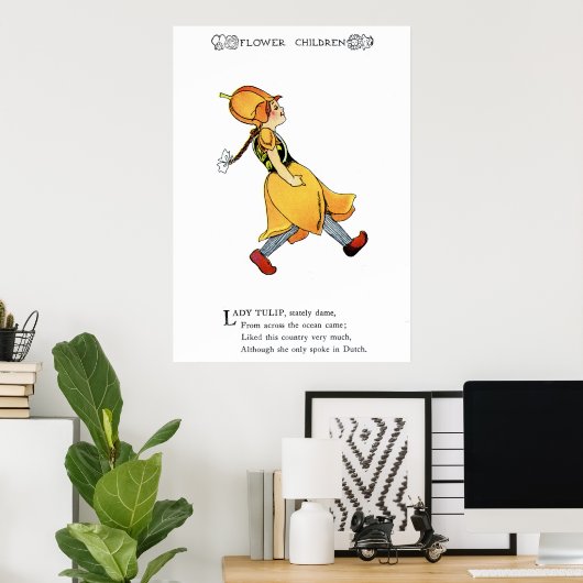 Tulp Poster (Thuiskantoor)