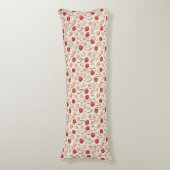 Tulp Print Kamer Makeover Hawaiian Memory Foam Lichaamskussen (Voorkant Verticaal)