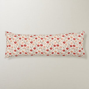 Tulp Print Kamer Makeover Hawaiian Memory Foam Lichaamskussen