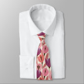 Tulp Print Vader Bruidegom Ontvangst Trouw Stropdas (Gebonden)
