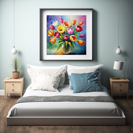 Tulp Radiance Bloemen Arrangement Poster