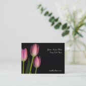 Tulp Reflection Visitekaartje... - Gepersonaliseer Visitekaartje (Staand voorkant)
