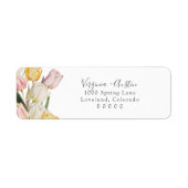 Tulp Retouradreslabel Etiket (Voorkant)