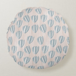 Tulp rond kussen voor het strand