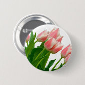 Tulp Ronde Button 5,7 Cm (Voorkant /achterkant)