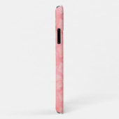 Tulp Roze Waterverf Monogram Naam Case-Mate iPhone Case (Achterkant/rechts)
