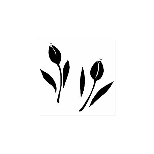 Tulp Rubberstempel (Afrduk)