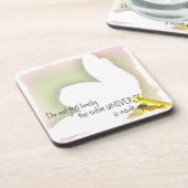 Tulp Rumi Quote Bier Onderzetter (Linkerzijde)