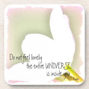 Tulp Rumi Quote Bier Onderzetter