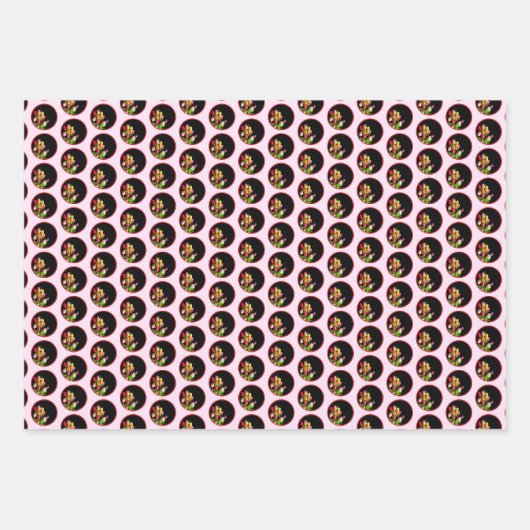 Tulp schilderen - Oorspronkelijke blowerende kunst Inpakpapier Vel (Voorkant 2)