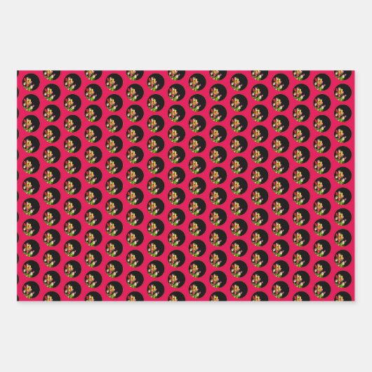 Tulp schilderen - Oorspronkelijke blowerende kunst Inpakpapier Vel (Voorkant)