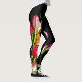 Tulp schilderen - Oorspronkelijke blowerende kunst Leggings (Rechts)
