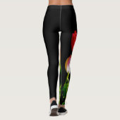 Tulp schilderen - Oorspronkelijke blowerende kunst Leggings (Achterkant)
