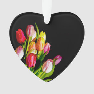 Tulp schilderen - Oorspronkelijke blowerende kunst Ornament