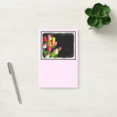 Tulp schilderen - Oorspronkelijke blowerende kunst Post-it® Notes (Kantoor)