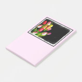 Tulp schilderen - Oorspronkelijke blowerende kunst Post-it® Notes (Schuin)