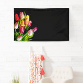 Tulp schilderen - Oorspronkelijke blowerende kunst Spandoek (Insitu)