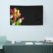 Tulp schilderen - Oorspronkelijke blowerende kunst Spandoek (Beurs)